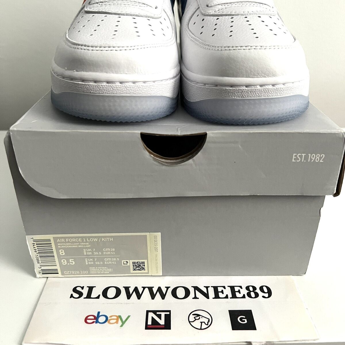 NEW Kith x Nike Air Force 1 Low Knicks NYC White CZ7928-100 NEW Kith x Nike Air Force 1 Low Knicks NYC White CZ7928-100