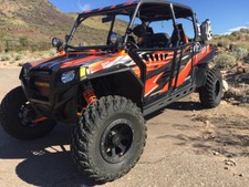 Polaris Rzr 4 900 Xp Graphics Wrap Kit 2011-2014 4 Door Option #3333 Orange