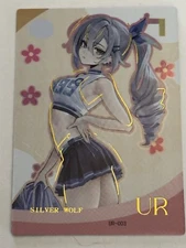 SILVER WOLF UR UR-003 Goddess of Power Goddess Story Anime Collectible Card