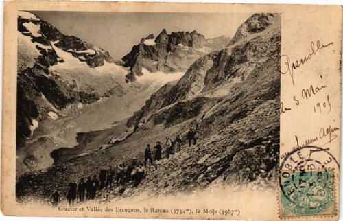 CPA Glacier et Vallée des