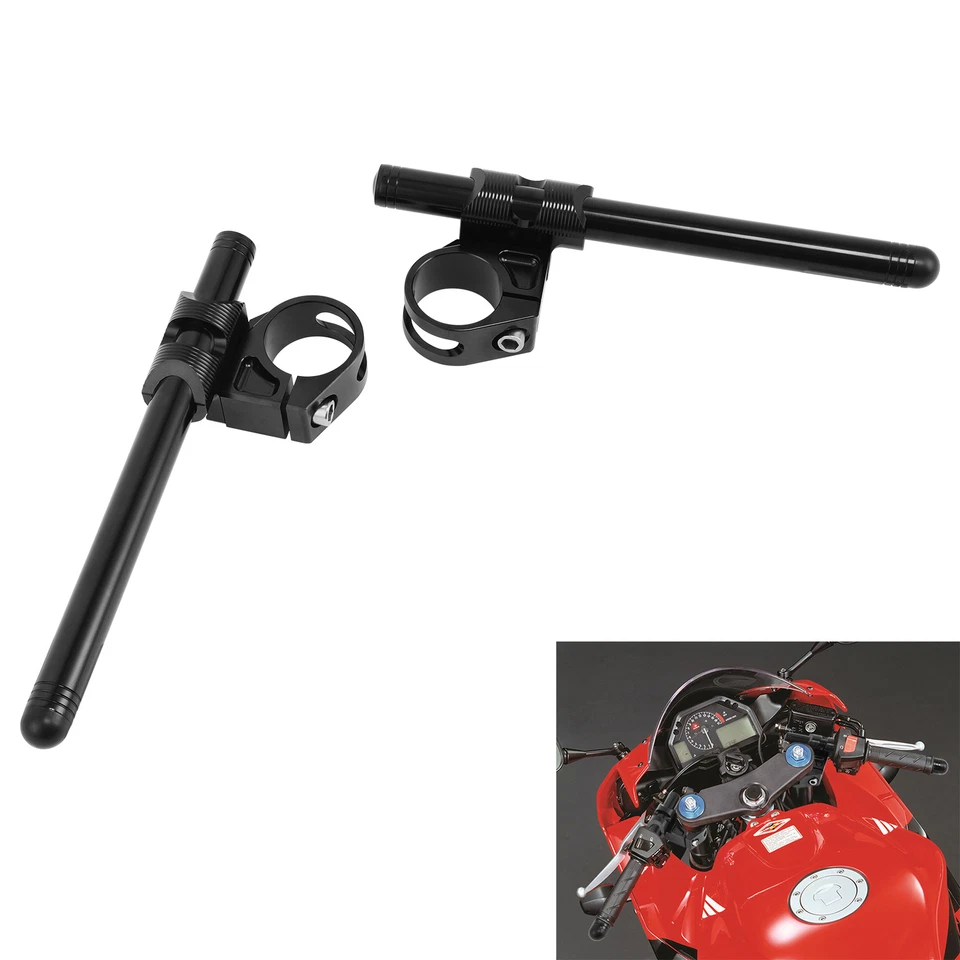 Manillar con clip de 45 mm para HONDA CBR600RR 03-04 CBR900RR SUZUKI GSXR600 96-99 98 Foto 3 de 4