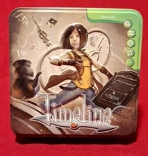 Asmodee Timeline Diversity Game 110 Cards In Tin Instructions Included Complete