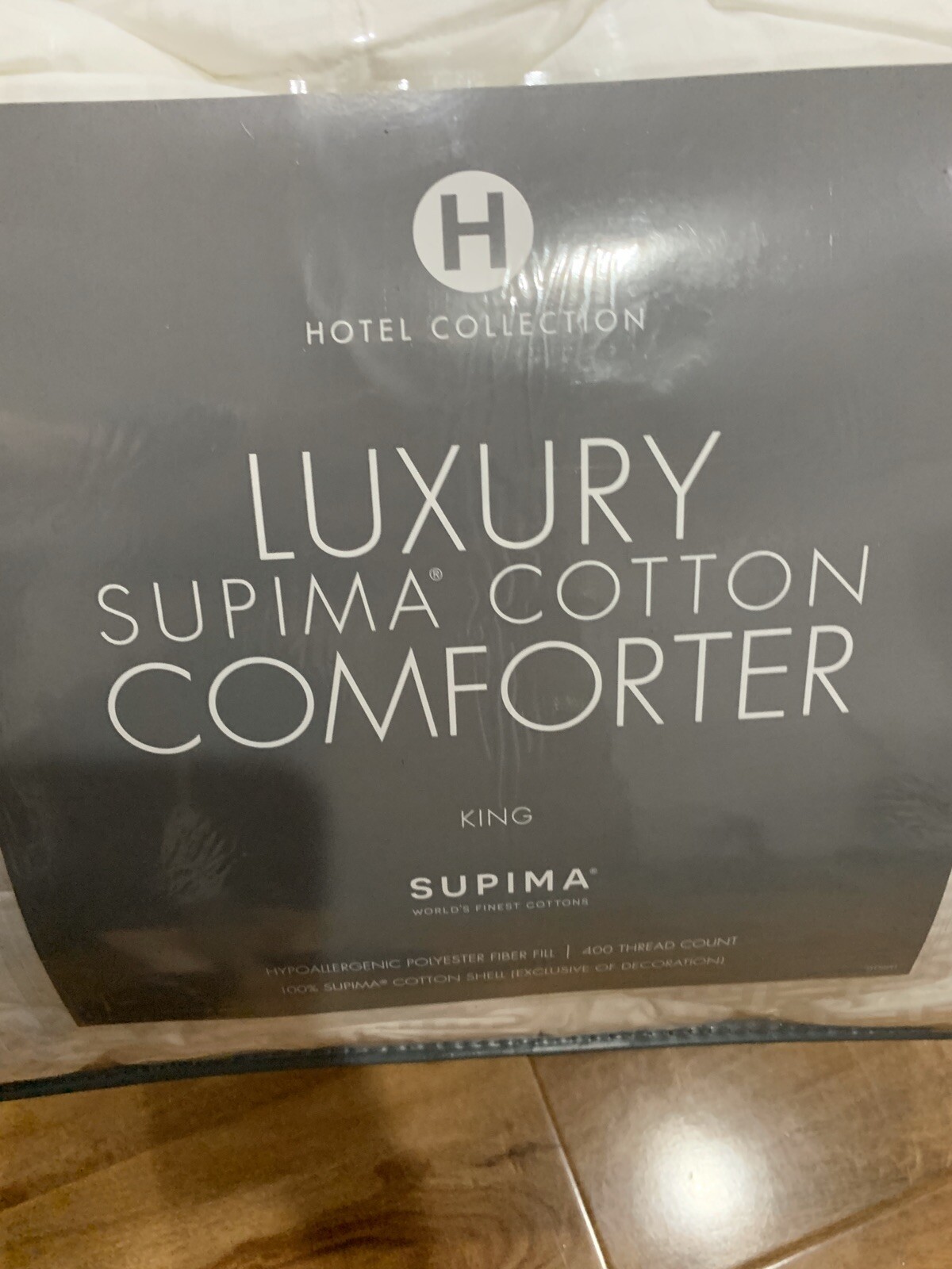 Hotel Collection Luxury Supima King Comforter. Hydroallergic! Brand New