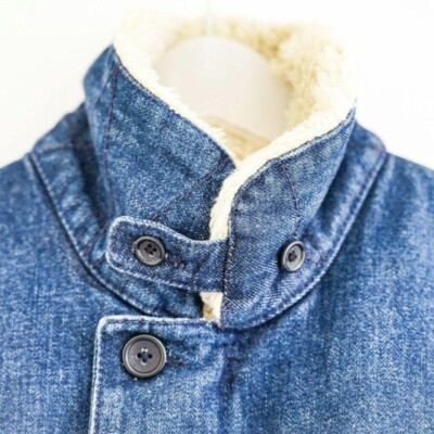 A.P.C. Carhartt collaboration Bristol Denim Boa Jacket size S