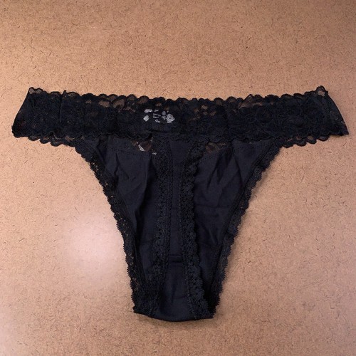 Adore Me Womens Size XL Black Lace Thong Panty NWT - Picture 3 of 7