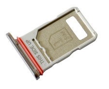 OEM MOTOROLA MOTO EDGE 30 FUSION XT2243-1 REPLACEMENT SILVER DUAL SIM CARD TRAY