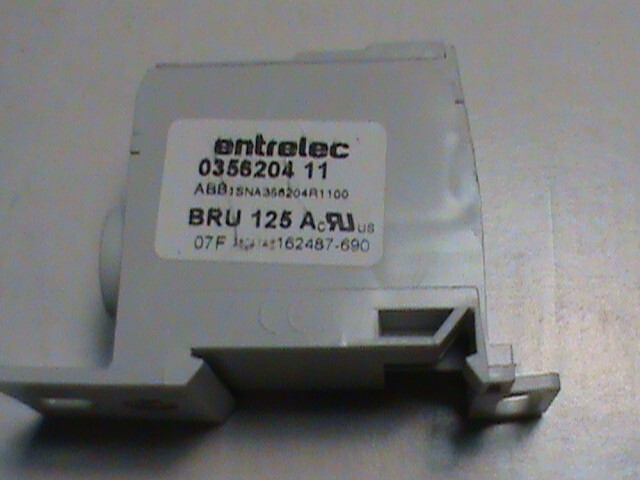 ENTRELEC, ABB, 0356204 11, DISTRIBUTION BLOCK BRU 125 A, NEW IN BOX
