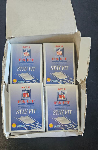 1 Box of 1994 fleer/shell NFL Fact Stay in tune set #2 18 Card Set - 36 packs - Picture 2 of 2