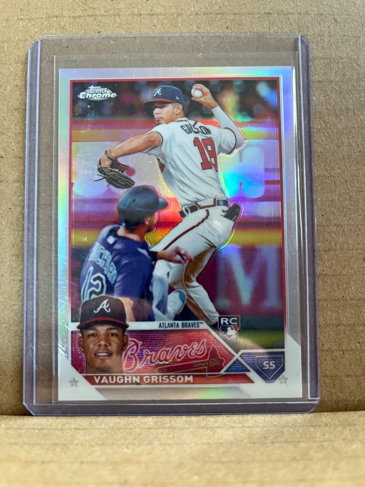 Vaughn Grissom 2023 Topps Chrome Refractor #48