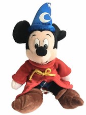 Fantasia Mickey Mouse Plush Wizard Walt Disney World 12" Sorcerer Stuffed Animal