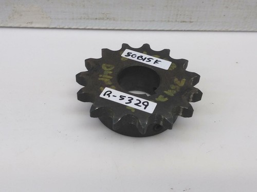 Tsubaki H50B15F 1-1/8" 50 / 5/8" Finished w/ Keyway 1-1/8"Finished Bore Sprocket - Picture 2 of 9