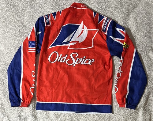 Old Spice Herren Cal Naughton Jr Talladega Nights NASCAR Kostüm Jacke Gr. Small - Bild 7 von 7