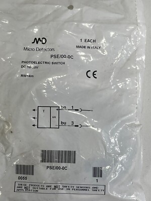 Micro Detectors / PSE/00-0C / Photoelectric Switch