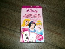 Disney Princess Learning Flash Cards Addition  Subtraction