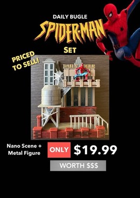 Jada Toys Marvel Spider Man Daily Bugle Set
