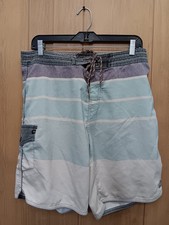 RIP CURL Boardshorts 34 Mens Blue Swim Trunks Classic Surfing Beach M