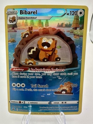 Bibarel GG25/GG70 - Pokemon TCG - Crown Zenith: Galarian Gallery Holo