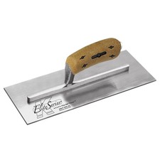 Kraft PLE470K 13"x5" Elite Five Star Carbon Steel Trowel – Cork Handle