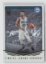 2016-17 PANINI STUDIO TIMOTHE LUWAWU-CABARROT #87 RC 76ERS