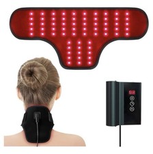 Infrared Light Therapy for Neck  Shoulder, Rechargeable, Adjustable, Black  R  
