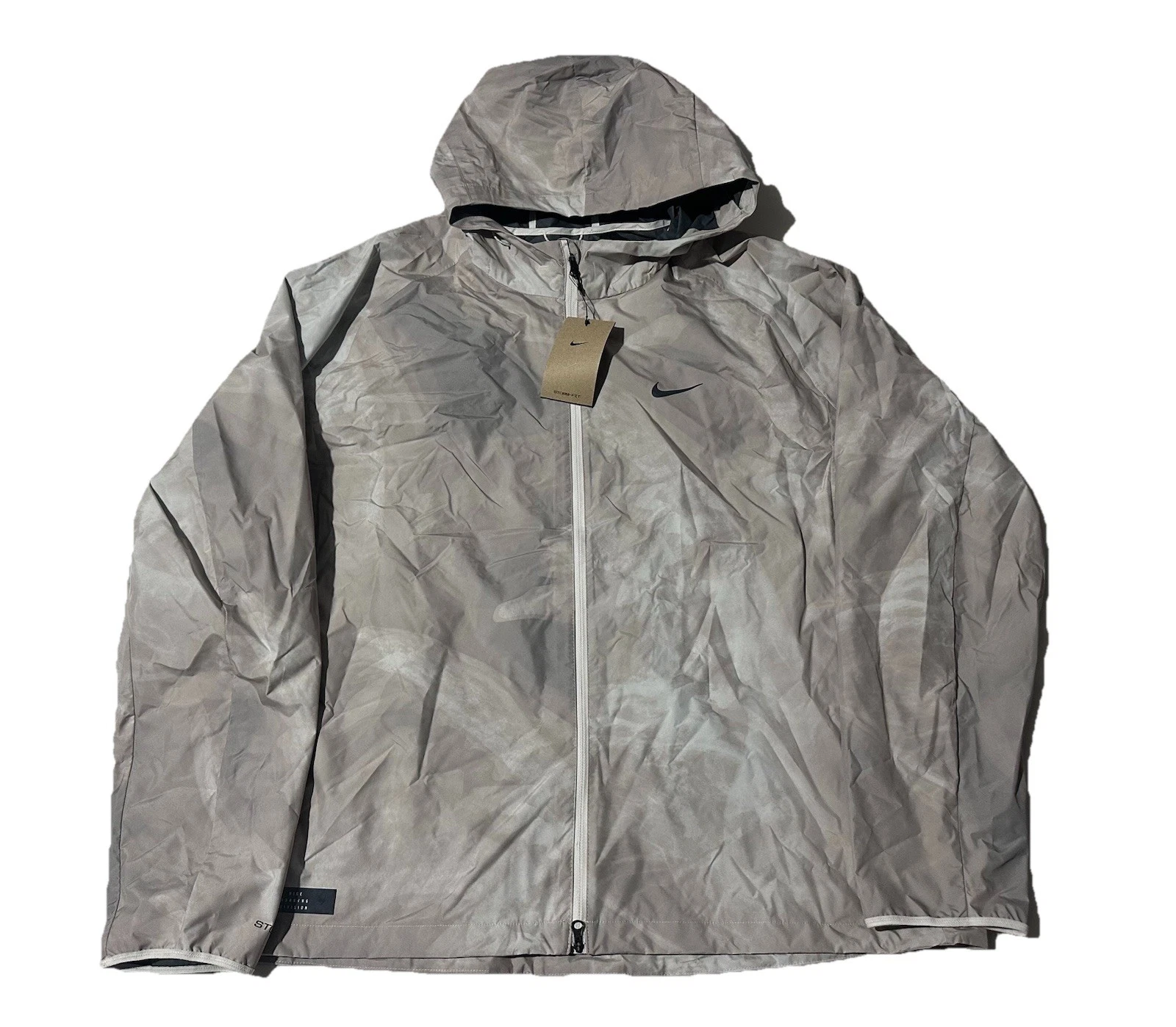 Nike Storm-Fit Run Division Flash Jacket Grey Reflective FB8550-030 Mens Sz 2XL
