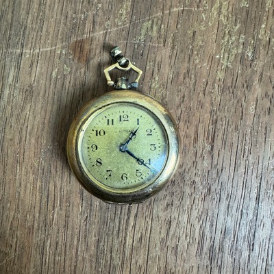 Antique Early American Waltham patent May 11, 1915 Gold Automatic