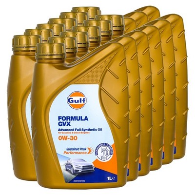 Motoröl Gulf Formula LEF 0W-30 12 X 1 Liter für Ford Hyundai Genesis Honda KIA