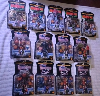 Toybiz Toy Biz COMPLETE SET  Resident Evil Lot Biohazard Bundle NEAR-MINT Boxes