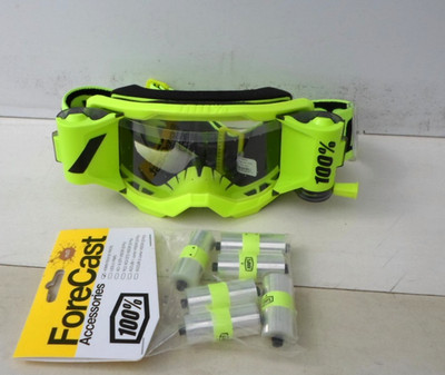 100% Strata 2 Brille mit Roll Off System mit 8 Rollen Schutz Film