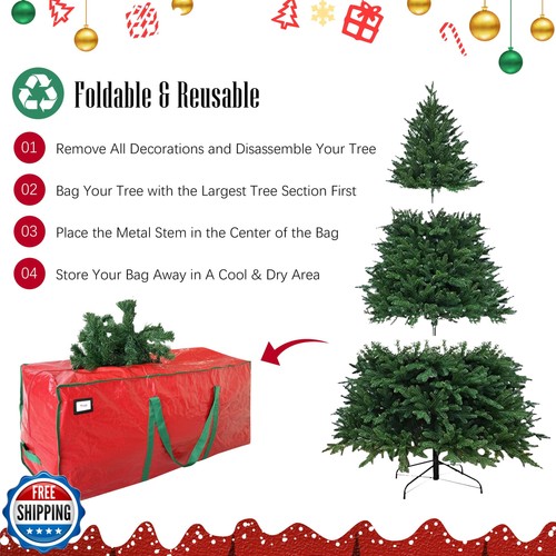 Cosy Family 7.5 ft Christmas Tree Storage Bag - Durable Heavy Duty Extra Larg - Picture 3 of 5
