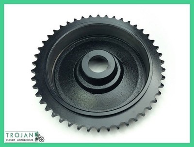 46 TOOTH REAR DRUM SPROCKET, TRIUMPH, 46T, QUICK DETACH QD HUB, 37-1040, W1040