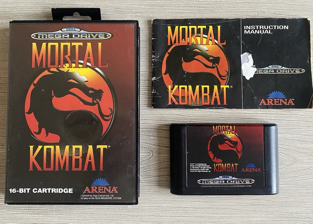Mortal Kombat Sur Mega Drive – 1ère édition Midway – Complet PAL – 1992