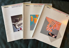 3 Apple Computer Manuals DOS ProDOS User's Apple II Apple IIe ProDOS Supplement