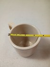 ROSEVILLE POTTERY COFFEE MUG CREAM COLOR WITH BLUE STRIPES VERY GOOD CONDITION  — photo 8