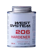 West System 206-A Slow Hardener 7 oz. Container