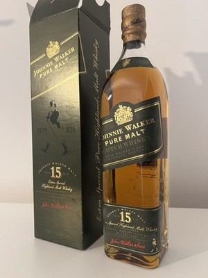 Johnnie Walker Pure Malt 15 Jahre - Rare Vintage Abfüllung - 0,7l - OVP