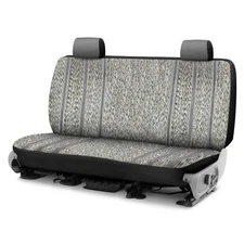 For Dodge Durango 04 Saddleman Saddle Blanket 3rd Row Gray Custom Seat Covers