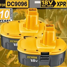 2PACK 18V For Dewalt 18 VOLT XRP DC9096 DC9098 Ni-Mh Battery DC9099 DC9096-2 7AH