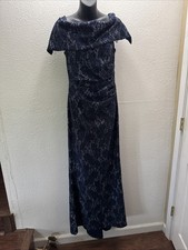 Vince Camuto Sequin Dress Formal Lace Lined Size 10