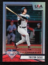 2019 USA Baseball Stars & Stripes Longevity Sapphire 22/49 Triston Casas #81 1v3