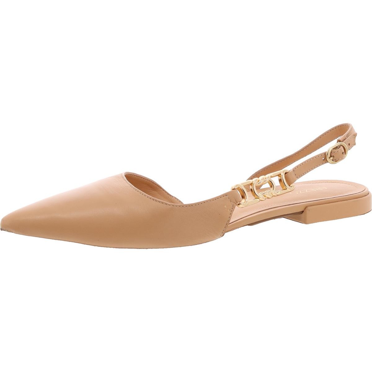 Женская коричневая пряжка Arezzo из кожи DOrsay 85 Medium BM BHFO 9747 6590₽