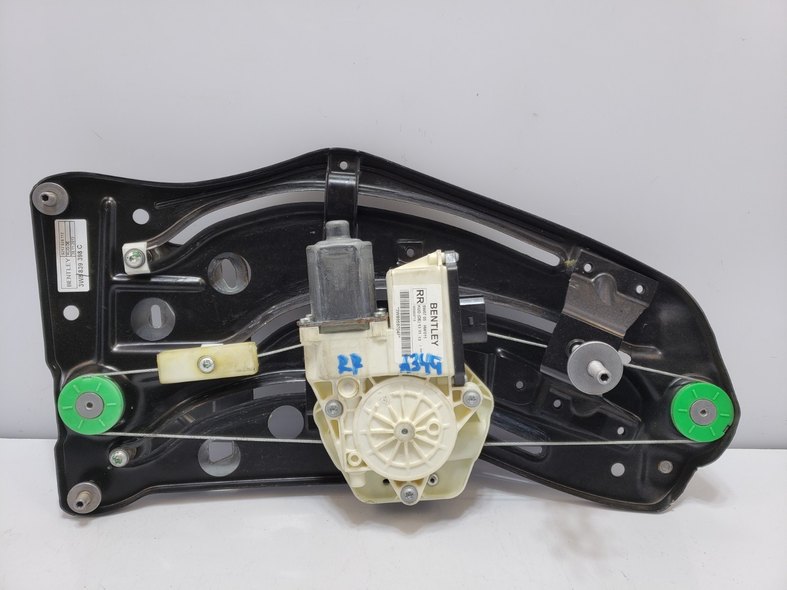 ✅ 12-17 OEM Bentley Continental GT Rear Right Passenger Quarter Window Regulator