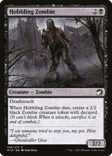 Hobbling Zombie Foil Innistrad: Midnight Hunt 106 NM MTG