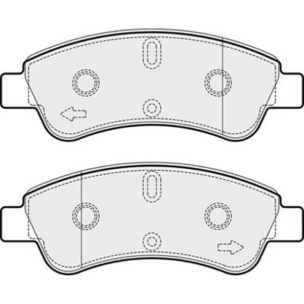 Пара передних тормозных дисков для PEUGEOT PARTNER II 1,6 08-18 дизельный синий - Изображение 3 из 3
