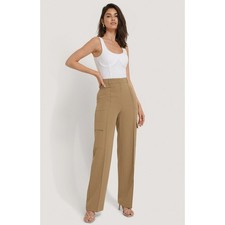 Hoss X Na-KD Otter Brown Cargo Pants IT 38 US 2