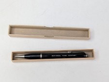 Vintage USS National Tube Co Mechanical Pencil Box Black Chrome US Steel