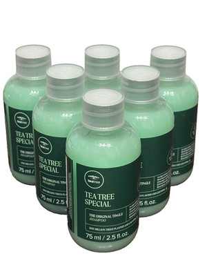 6x Paul Mitchell Tea Tree Special The Original Tingle Shampo 2.5oz / 75ml Ea NEW