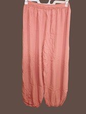 Palazzo Pants for Women Plus Size XL Orange Baggy Hippie Gypsy Boho Yoga