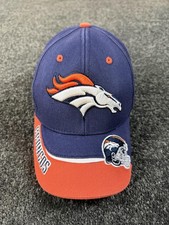 Denver Broncos Hat Cap Strap Back Mens One Size Blue NFL Football Team Apparel