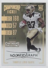 2016 Panini Contenders Championship Ticket 4/49 Tommylee Lewis #294 Auto 1u6